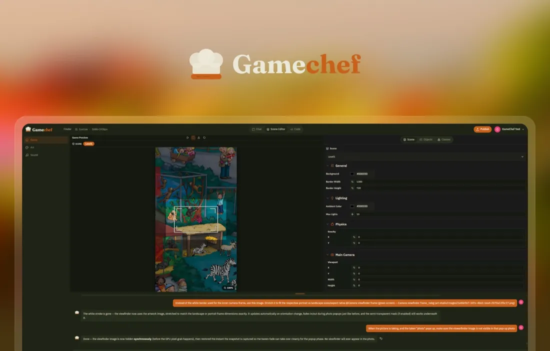 Gamechef — AI-gamestudio