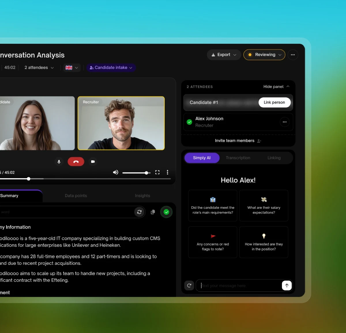 Simply — AI Recruitment Platform