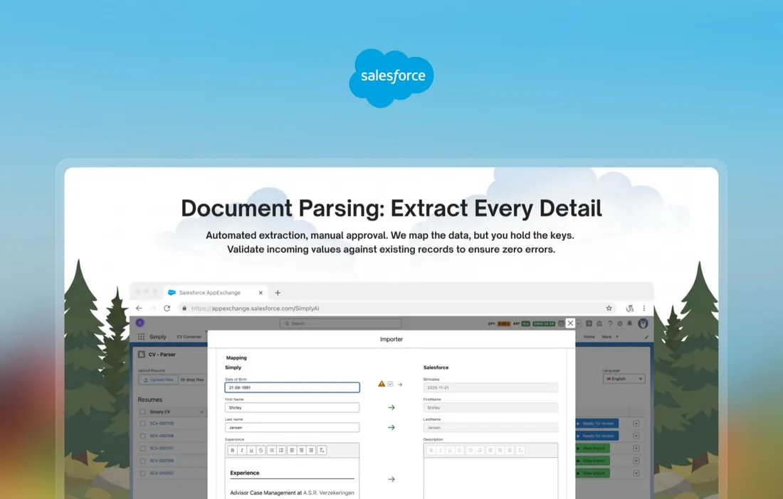 Salesforce — documentverwerking